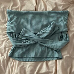 off the shoulder knit style sweater